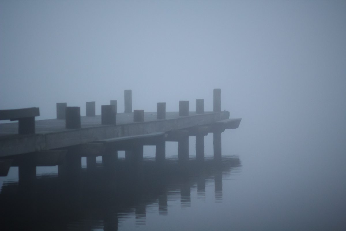 Wooden Dock in Maine