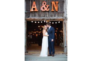 a & n bride and groom