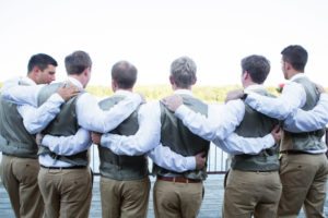 groom and groomsmen