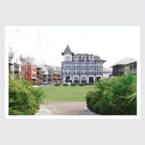 beach town buildings