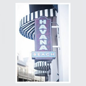 havana beach sign