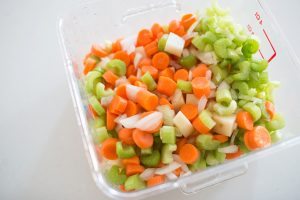 vegetables for potato soup