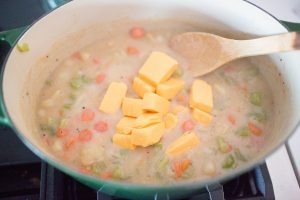 Vegetables in Le Creuset with Cheese