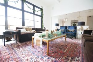 CC & Mike Deck The Halls Christmas Tour - CC and Mike's Christmas Living Room Decor 4