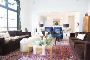 CC & Mike Deck The Halls Christmas Tour - CC and Mike's Christmas Living Room Decor 10