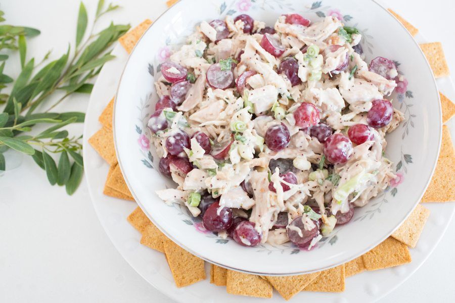 Quick and Easy Four Ingredient Chicken Salad