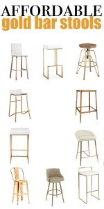 10 Affordable Gold Bar Stools for Modern Kitchen Design