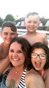 motherhood is a marathon rectangle pool black and white umbrellas hot tub-2 mom blog parenting blogs mom parenting advice