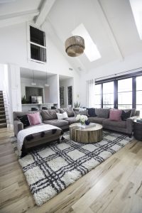 CC and Mike Teen Hangout Room Reveal with Joybird Sectional