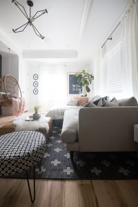 CC and Mike Teen Hangout Room Reveal with Joybird Sectional
