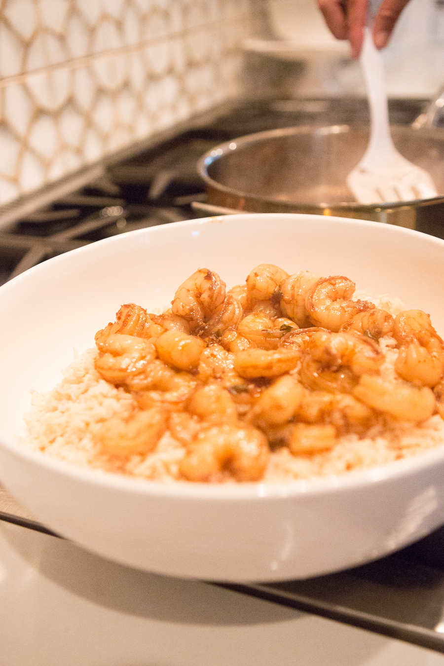Easy Honey Maple Garlic Shrimp | CC and Mike |Lifestyle and Design Blog