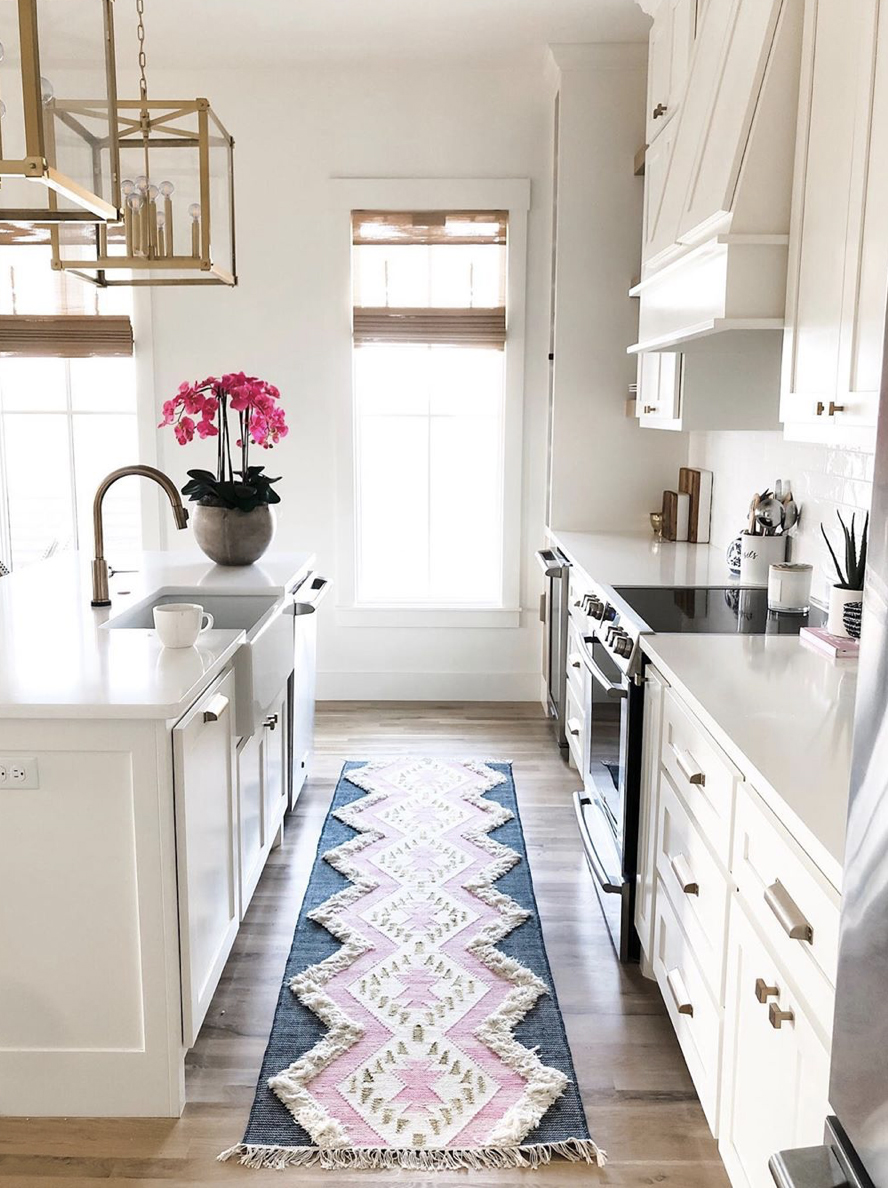 How-to-Update-Your-Rugs-for-Spring pink bohemian rug