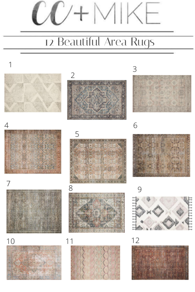 12 Beautiful Area Rugs for Your Home - Carissa Miller Design Co.
