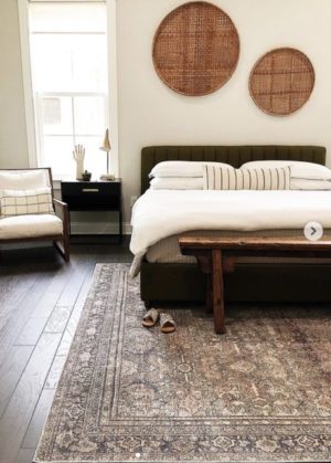 Layla in OliveCharcoal rug