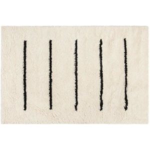 IVORY/ BLACK LINE EASTON RUG