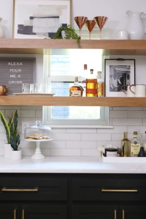 Open Shelving- pottery barn