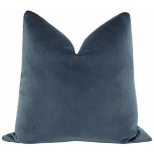 Signature Velvet Prussian Pillow