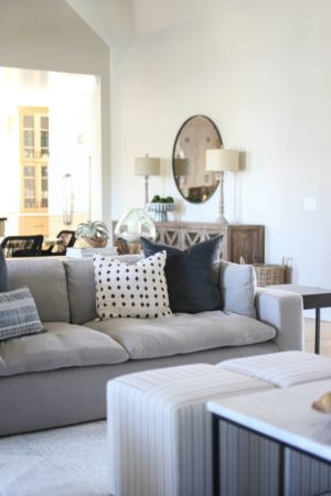 grey sofa - Stone Bluff
